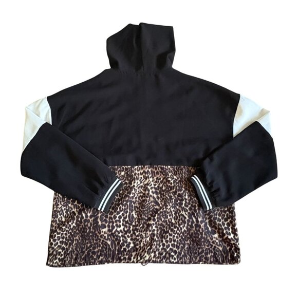 Dance & Marvel Pullover Track Style Hooded Jacket-Animal Print-M-GUC - Picture 5 of 5